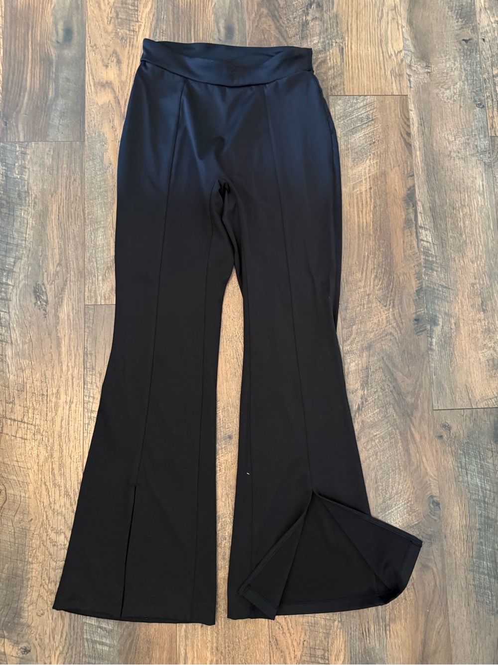 Shapellx Black Flared Women’s Pants - Classic High-Waist